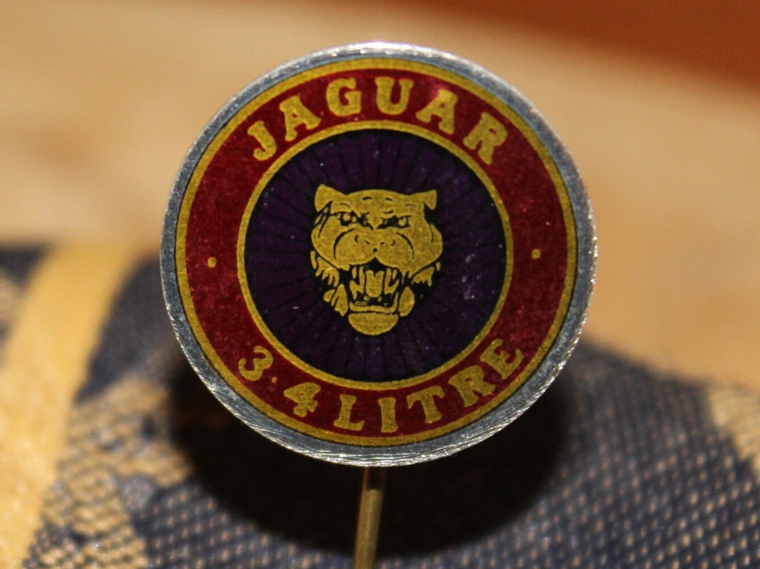 Vintage Jaguar Car Pin Motor Car Transport Vintage 1960's Etsy