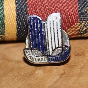 1960&#39;s triumph enamel lapel button - rare automotive emblem badge