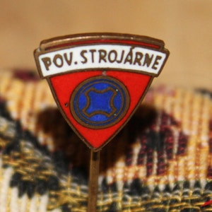 Manet pov strojarne moped scooter pin -  czech motor Jawa 1960's