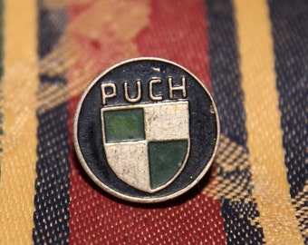 Vintage Puch moped pin - scooter, motor bicycle badge 1950's