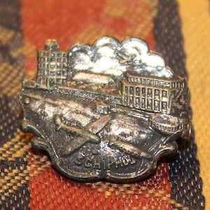 Vintage schipholspeld - promotiebadge Nederlandse luchtvaart Amsterdam - CA 1950