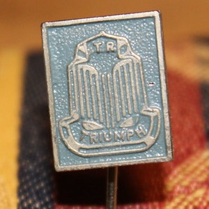 vintage Triumph motor pin - standaard Triumph Motor Company metalen reclamebadge - 1960