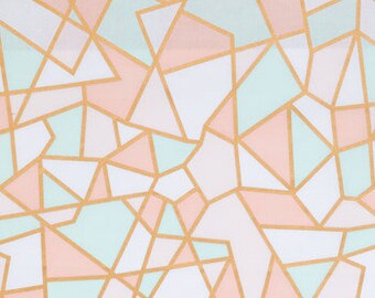 geometric crib sheet