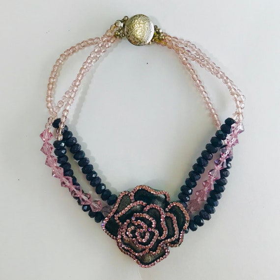 Art Deco Rose Choker