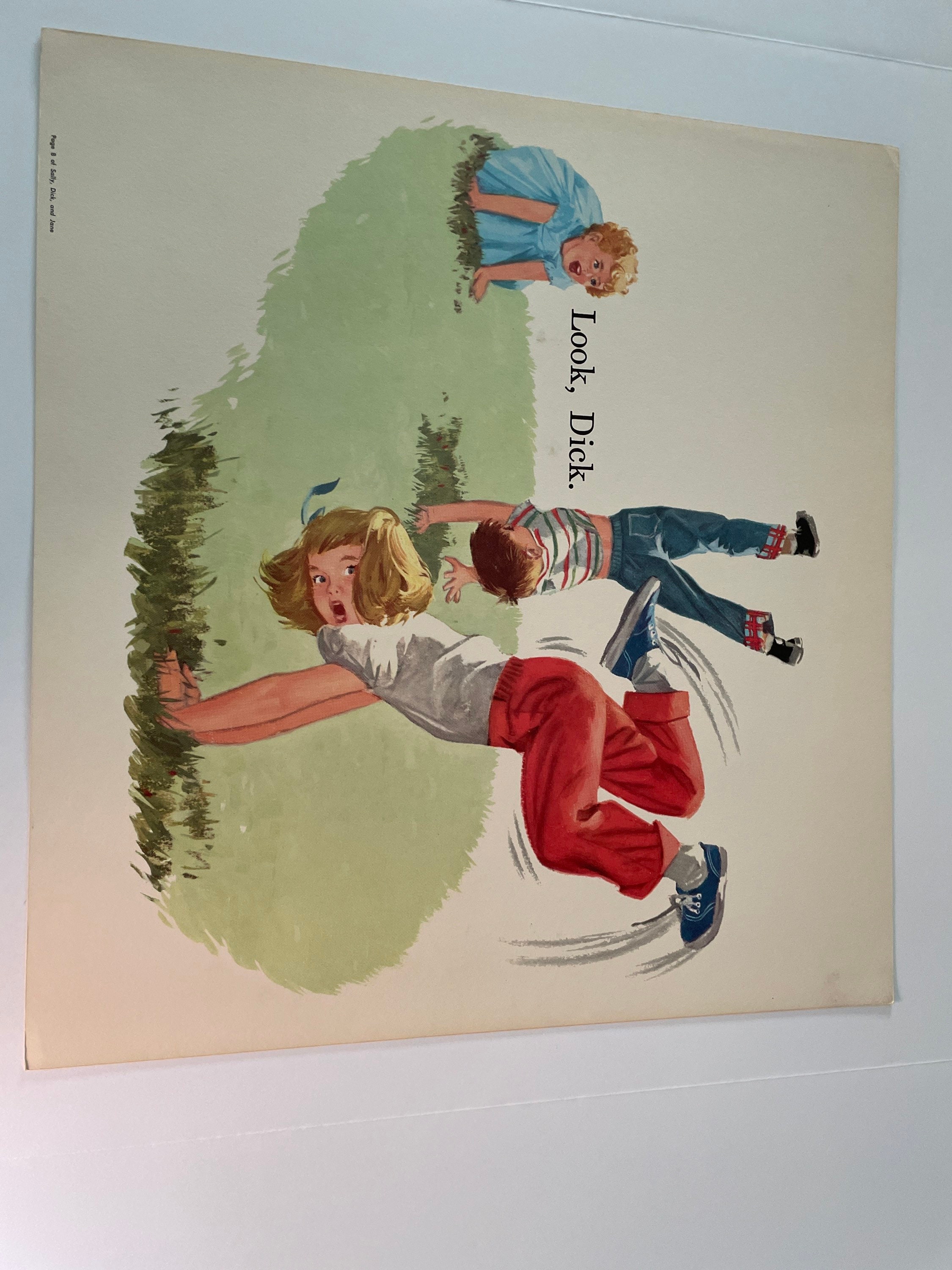 Dick and Jane Poster - Etsy