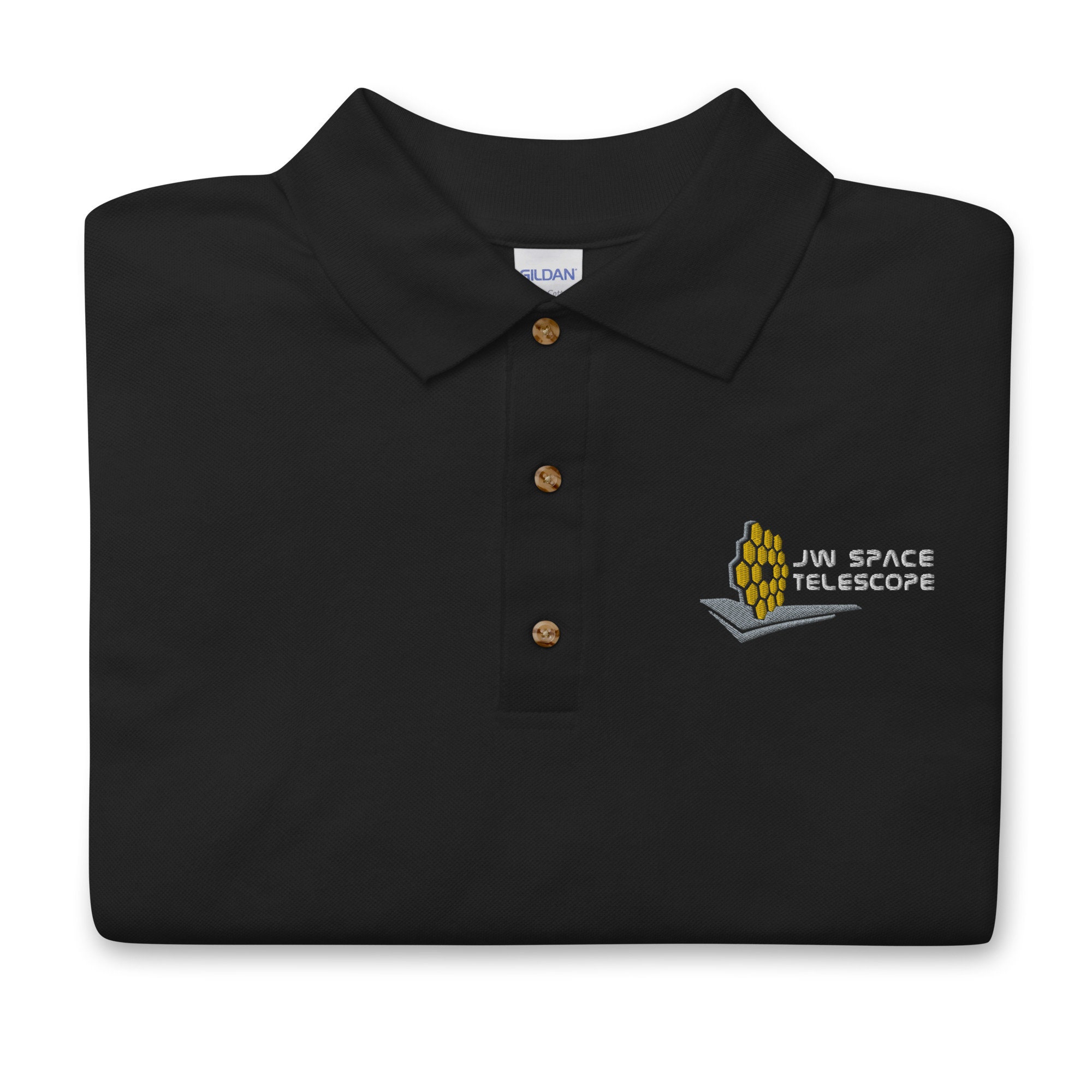 Discover James Webb Space Telescope Embroidered Polo Shirt