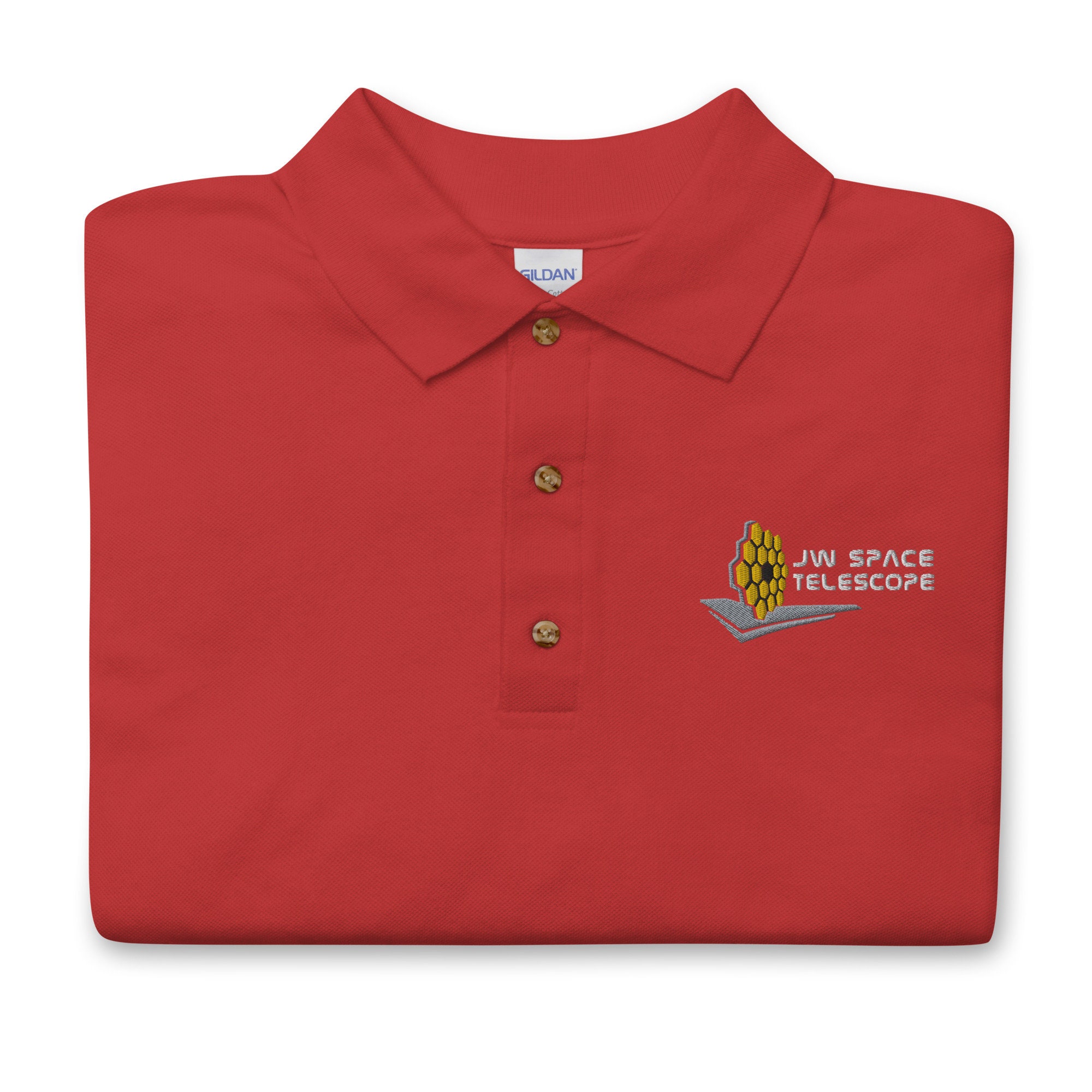 Discover James Webb Space Telescope Embroidered Polo Shirt