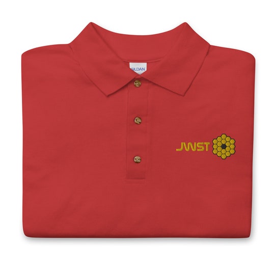 Disover James Webb Space Telescope Embroidered Polo Shirt