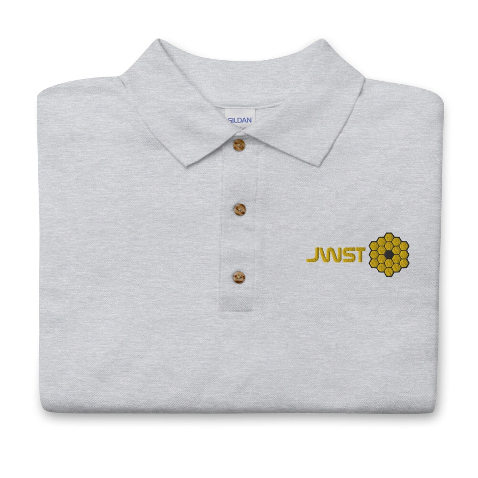 Discover James Webb Space Telescope Embroidered Polo Shirt