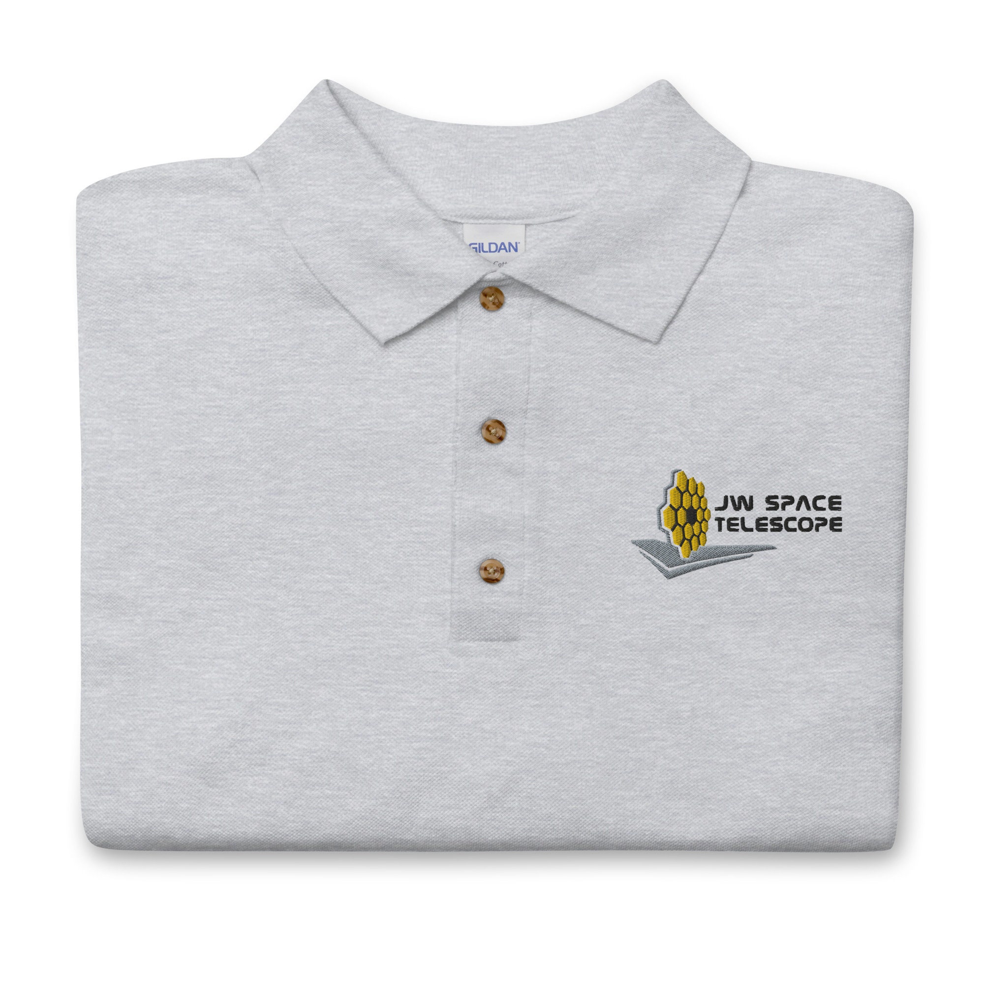 Discover James Webb Space Telescope Embroidered Polo Shirt