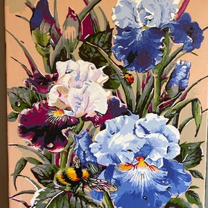 Handpainted Acrylic Art (16x20) Flowers