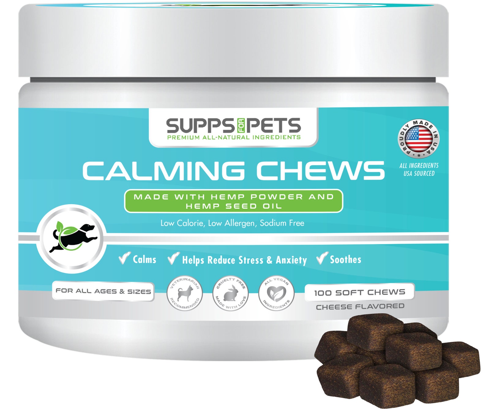 Hemp Calming Treats for Dogs AllNatural Soothing Snacks with Etsy