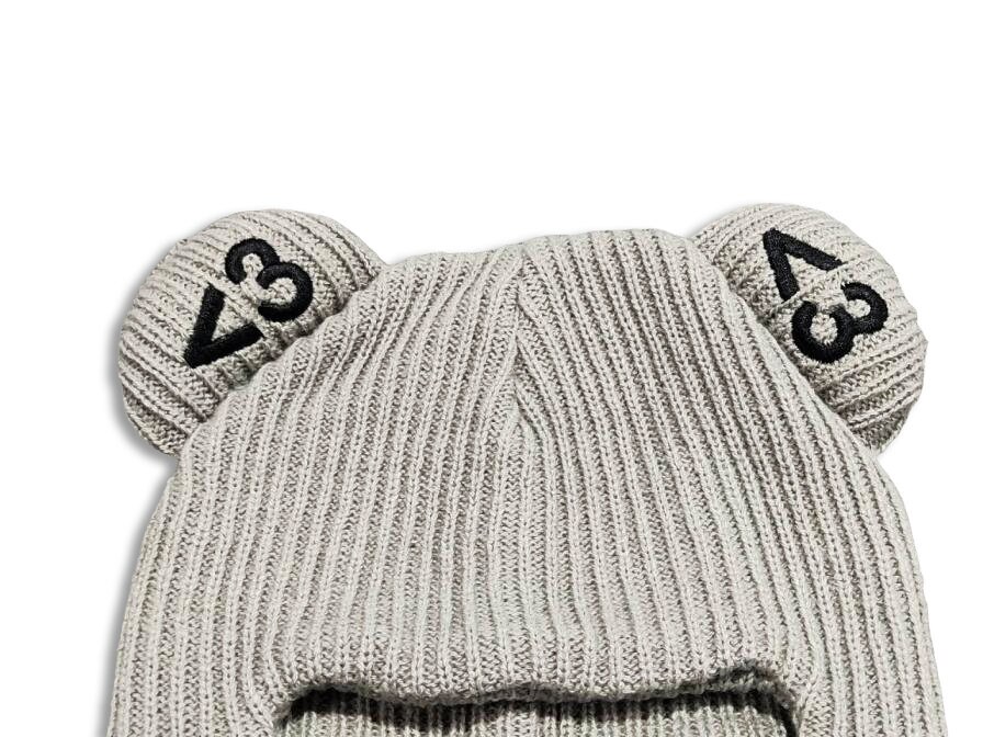 Box Boys X Retro Hearts Bear Ears Knit Balaclava Bally Ski