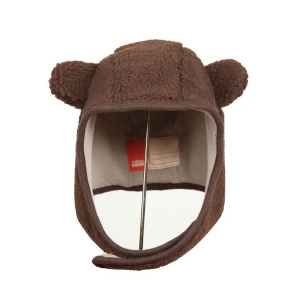 Safety Bear Hat Streetwear Lil' Yachty Gradutaion Beanie Embroidered Adjustable Brown Color Hypebeast Gift Japanese Anime Style Manga