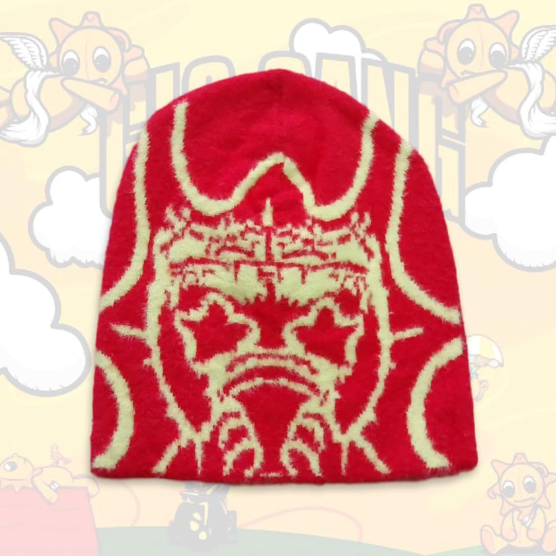 Chief Keef Glo Gang Graphic Streetwear Knit Skull Cap Chief Keef Glo Gang Graphic Streetwear Knit Skull Cap