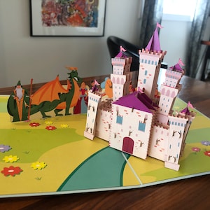 Castelo de cartão pop up art