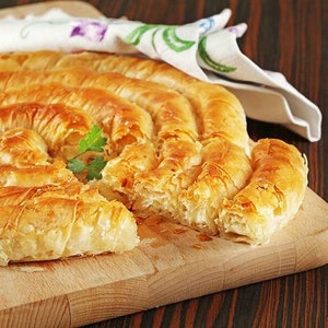 Cheese Borek |  Turkish Savory Pie Cheese Filled Baked Pastry