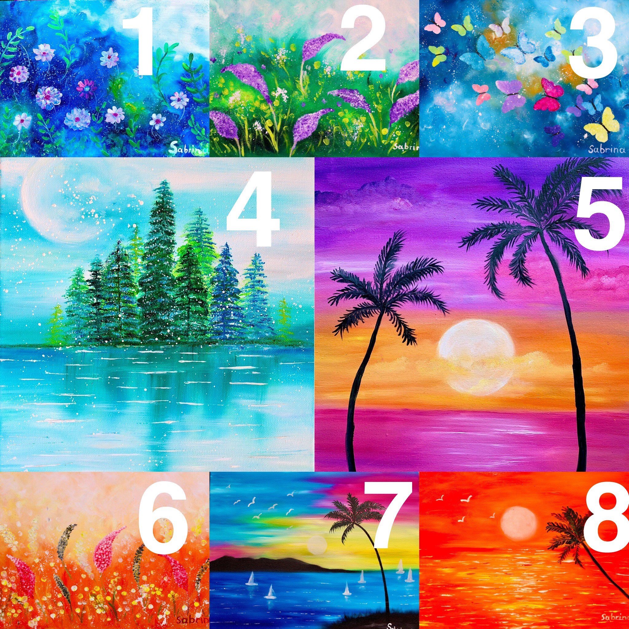 A4, A3 Art Prints, Floral Prints, Seascape Prints, Sunset Prints