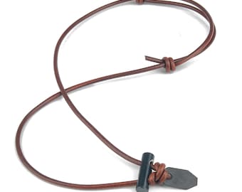 NexLand FNL-FS1 Fire Starter Necklace Leather Cord Full Grain