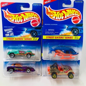 Hot Wheels 1996 Street Eaters Series (4 Cars) - Vintage NOS/NOC