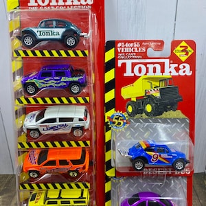 TONKA / Maisto &quot;Off-Road&quot; Die Cast Collection Big 5 Set (+) 55th Anniversary VW New Beetle & Desert Bug (2002)