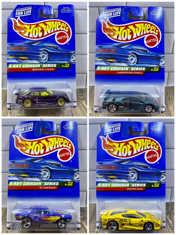 1999 Hot Wheels X-RAY CRUISER SERIES (4 Cars) W/ 1967 Camaro