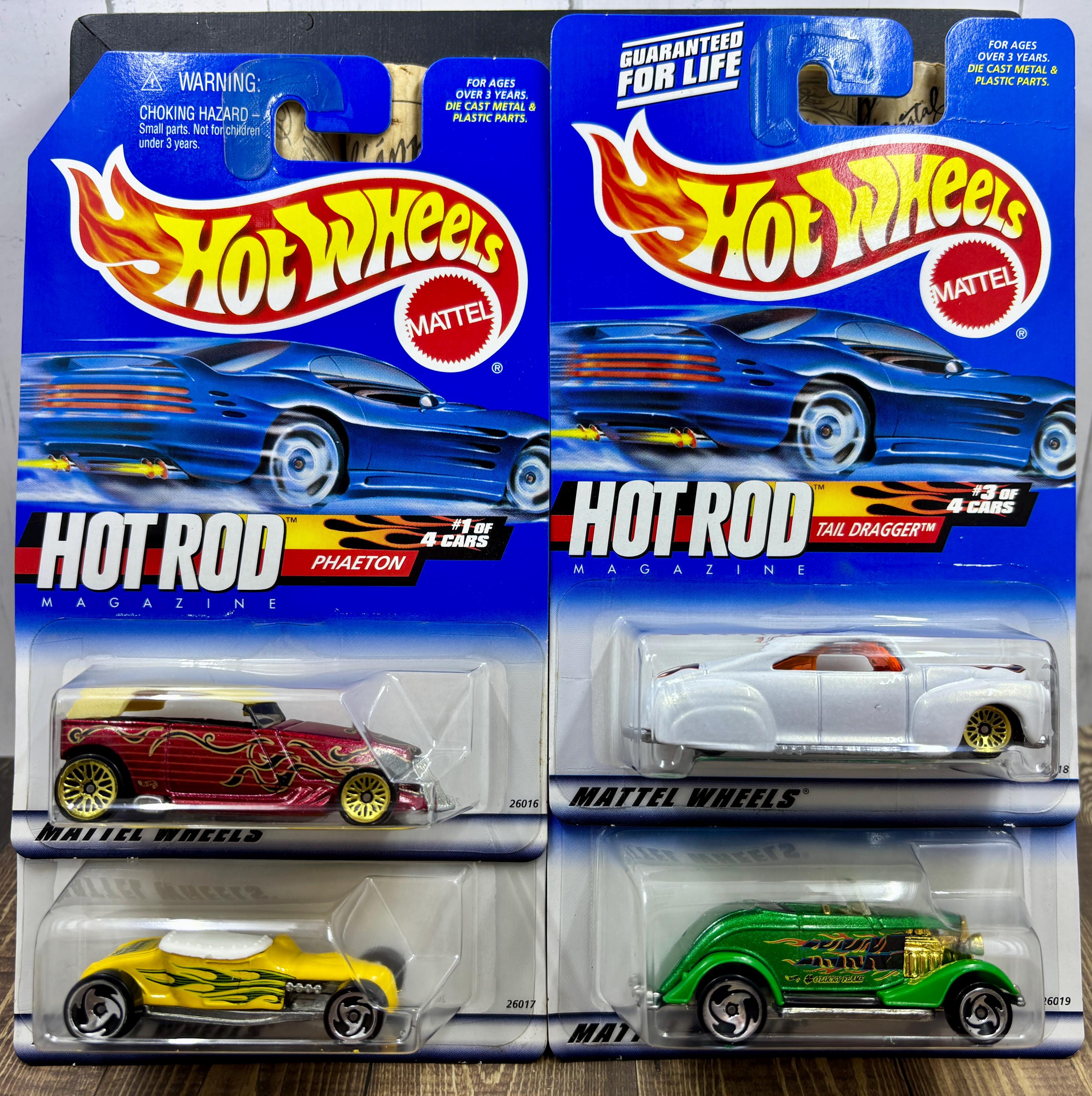 2000 Hot Wheels HOT ROD Magazine Series: 4-car Set - Etsy