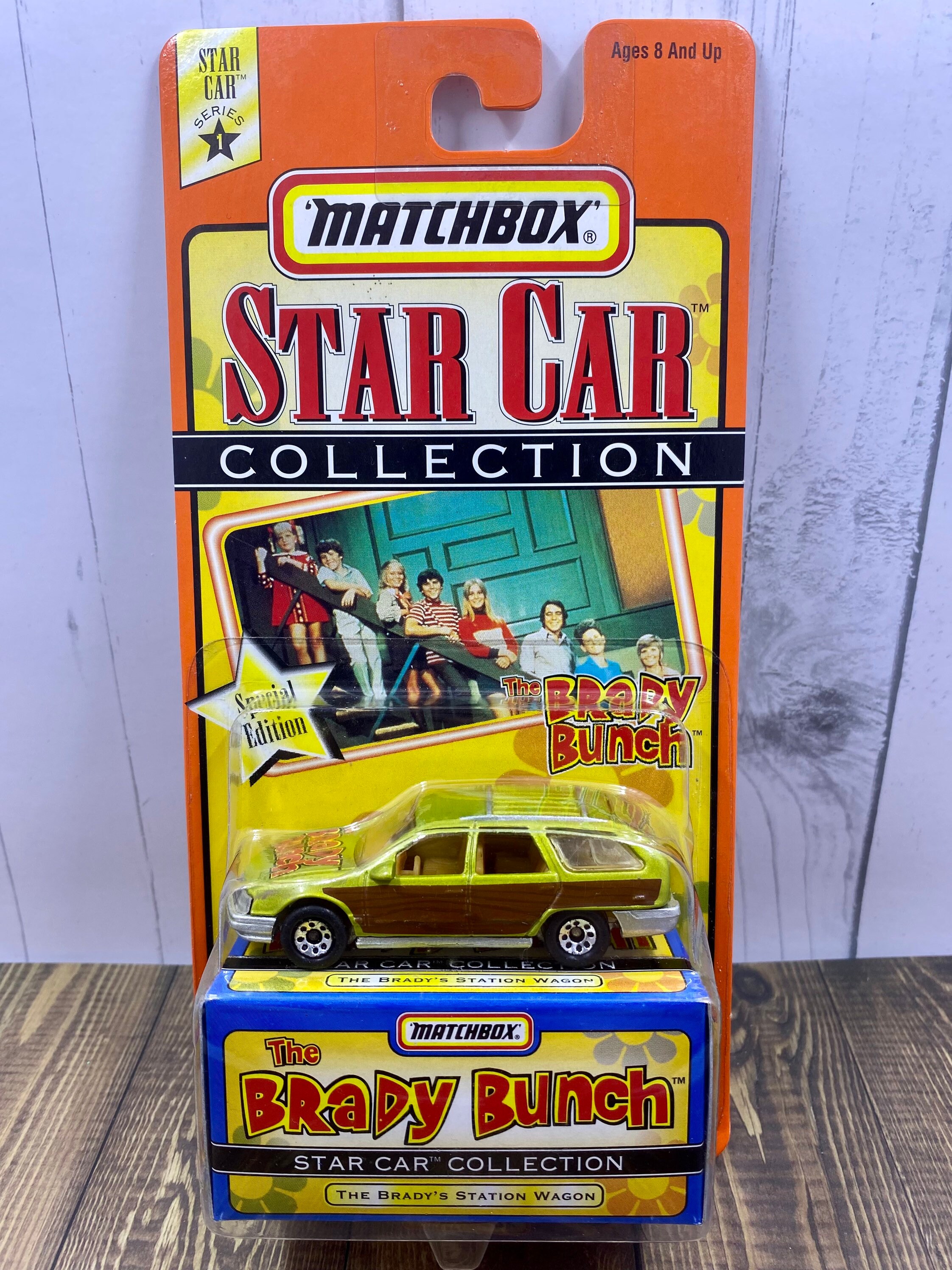 Spielzeug The Brady Bunch Station Wagon 1997 Matchbox Star Car Toys