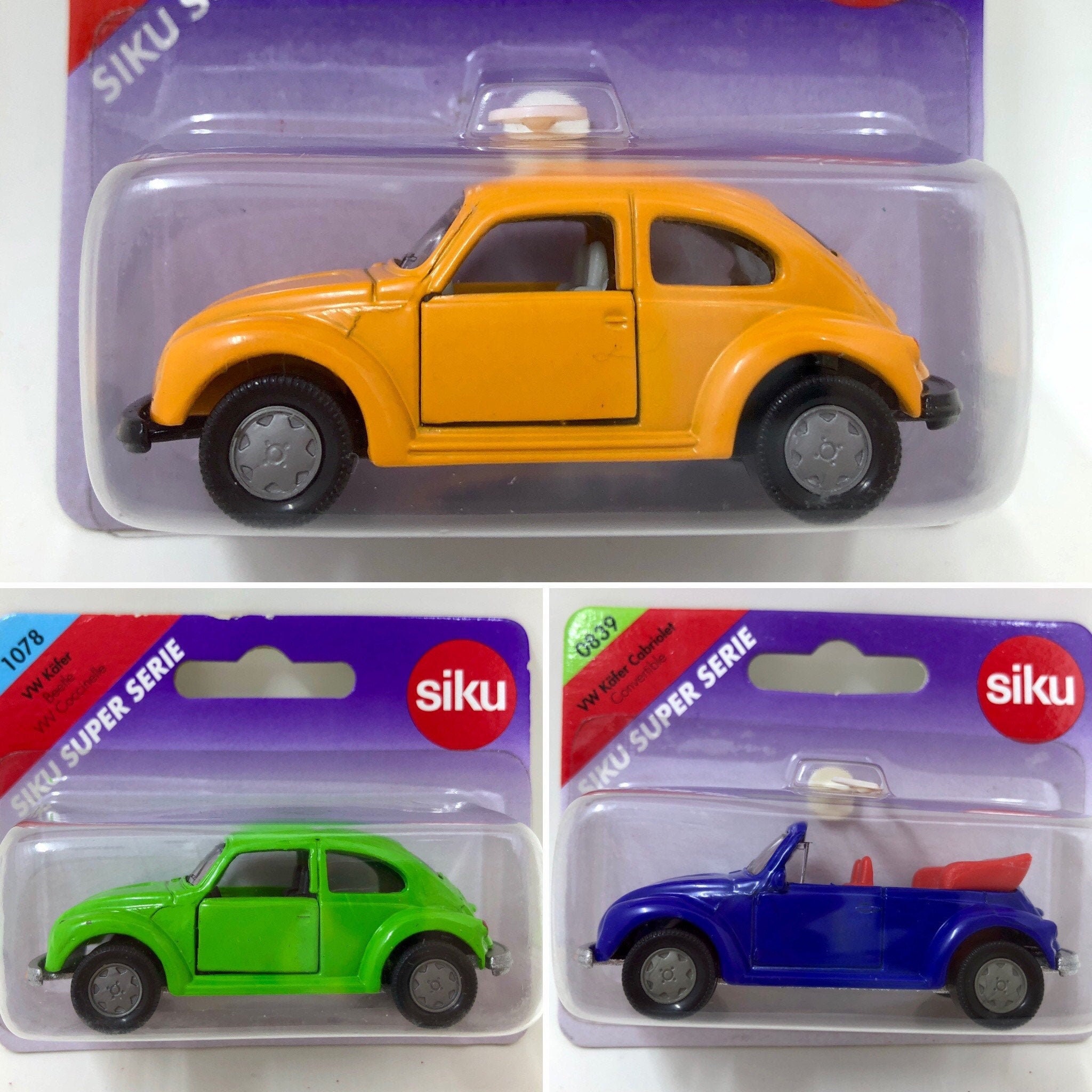 Lodge sterk ongerustheid Vintage Siku Super Series VW Beetle 3 Car Lot 2 1078 & 1 - Etsy