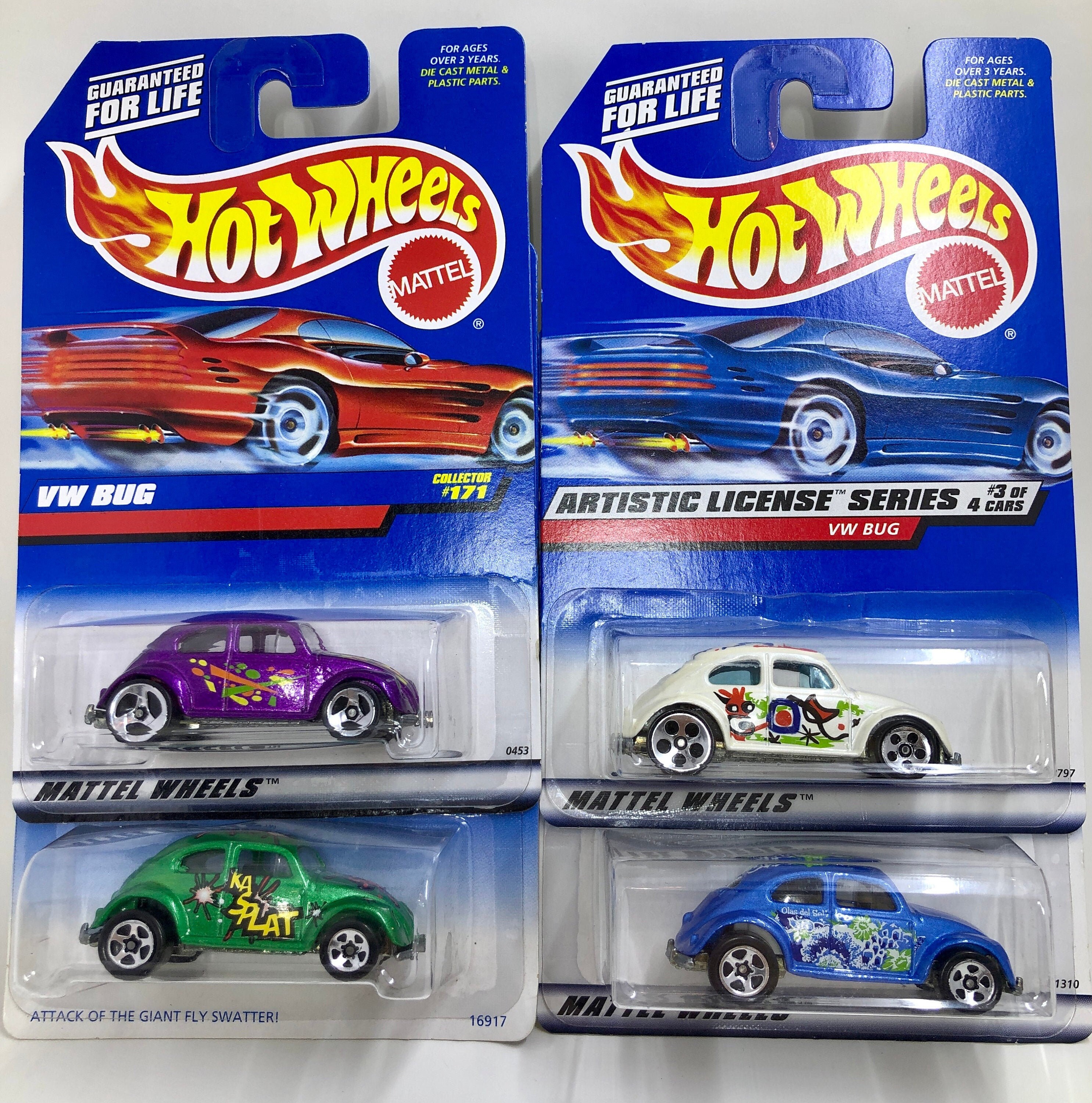 Vintage Hot Wheels VW Bugs 4 Cars 1990's NOS/NOC Etsy