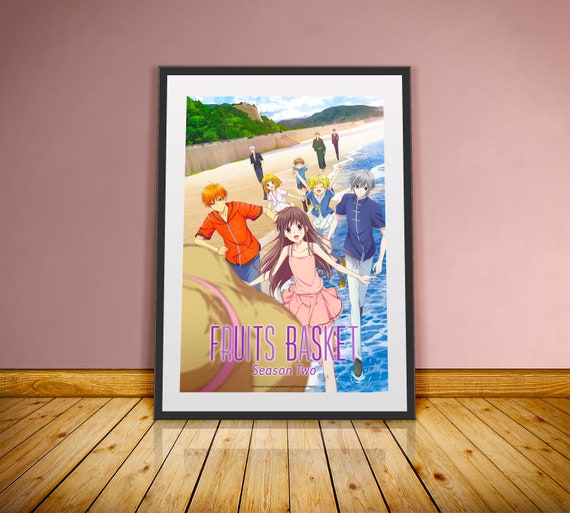 Fruits Basket Season 2 Anime Poster Canvas Wall Art Living Etsy