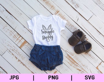 Snuggle Bunny SVG| Easter Bunny Ears SVG| Easter SVG| | Easter Shirt| Bunny Sublimation| Cricut Designs| Easter| Easter Egg Hunt| Baby svg|