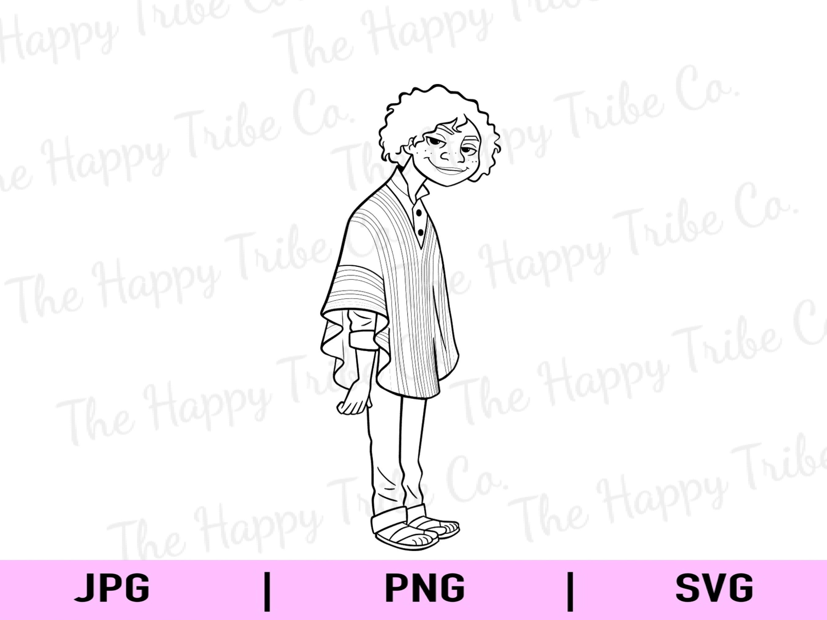 Camilo SVG Encanto Madrigal Camilo Coloring Page Camilo - Etsy