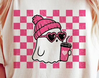 Cute Ghost svg, Halloween Shirt, Halloween png, Coffee svg, Boujee svg, Bougie, Autumn png, dxf, png, eps, svg files for cricut