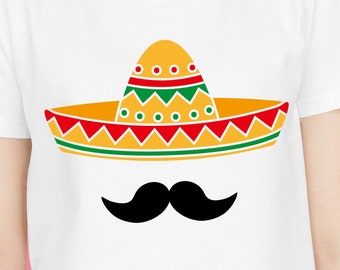 Sombrero svg,Mustache svg,Cinco de mayo svg,Cinco de mayo t shirt svg,Mexican Hat svg,Sombrero t shirt,Sombrero and Hat,svg files for cricut
