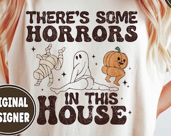 Retro Halloween Horrors SVG: Ghost, Pumpkin, Mummy (Digital Files)