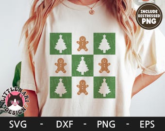 Koszulka świąteczna svg, Wesołych Świąt svg, Ciasteczko svg, Święta svg, Choinka, Piernikowe ciasteczka, pliki dxf, png, eps, svg dla cricut