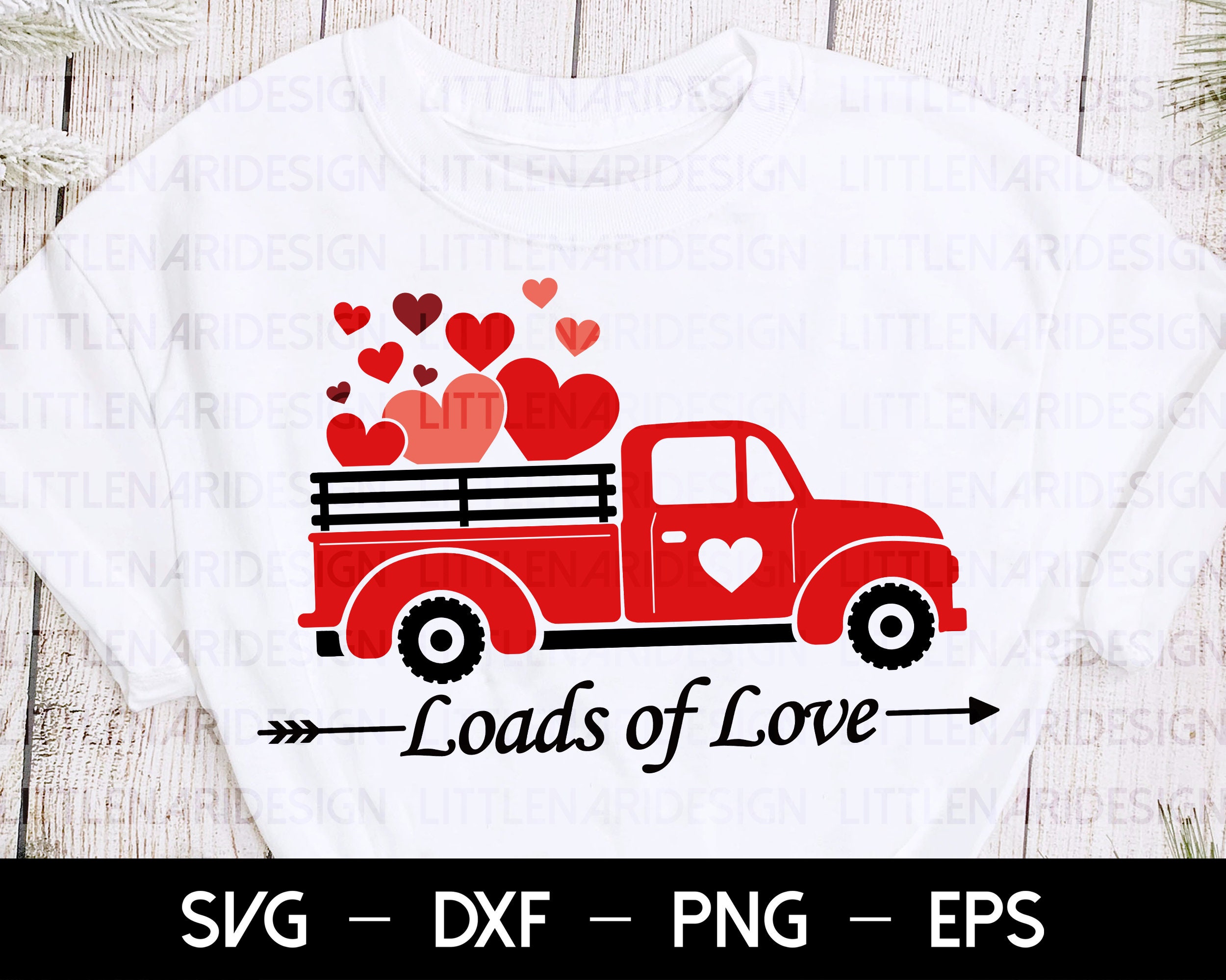 Download Loads Of Love svg Happy Valentine's Day svg | Etsy