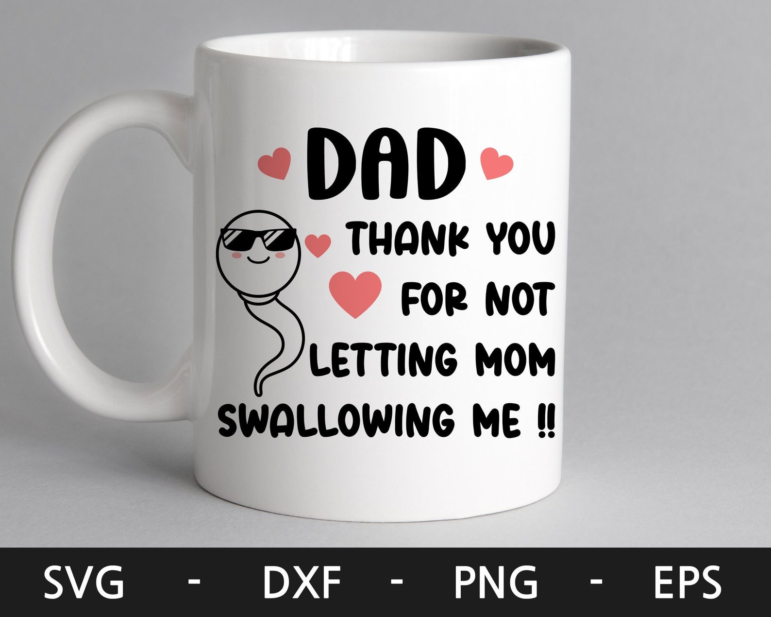 Thank You For Not Letting Mom Swallowing Me Svgsperm Mug Etsy Australia