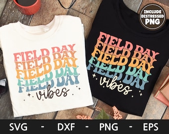 Field Day Vibes svg, School Field Day svg, Field Day Shirt svg, Teacher Field Day svg, Retro svg, dxf, png, eps, svg files for cricut
