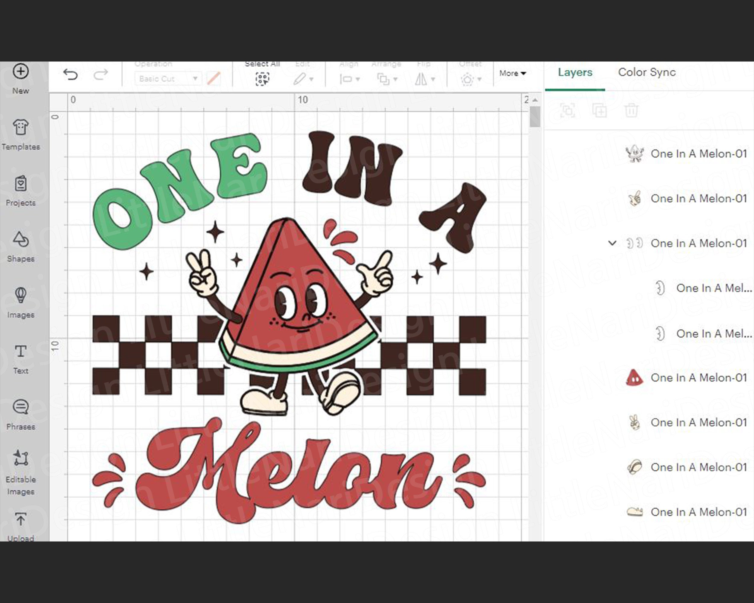 One in a Melon Svg, Beach Shirt Svg, Vacation Shirt Svg, Watermelon Svg ...