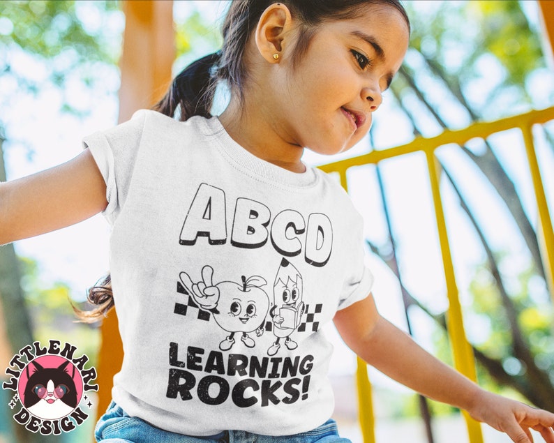 ABCD Learning Rocks Svg, Back to School Svg, Teacher Appreciation ...