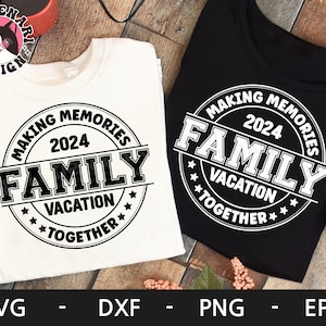 Vacaciones familiares 2024 svg, Camisa de verano svg, Camisas familiares svg, Camisas de playa familiares svg, Vacaciones, dxf, png, eps, archivos svg para cricut