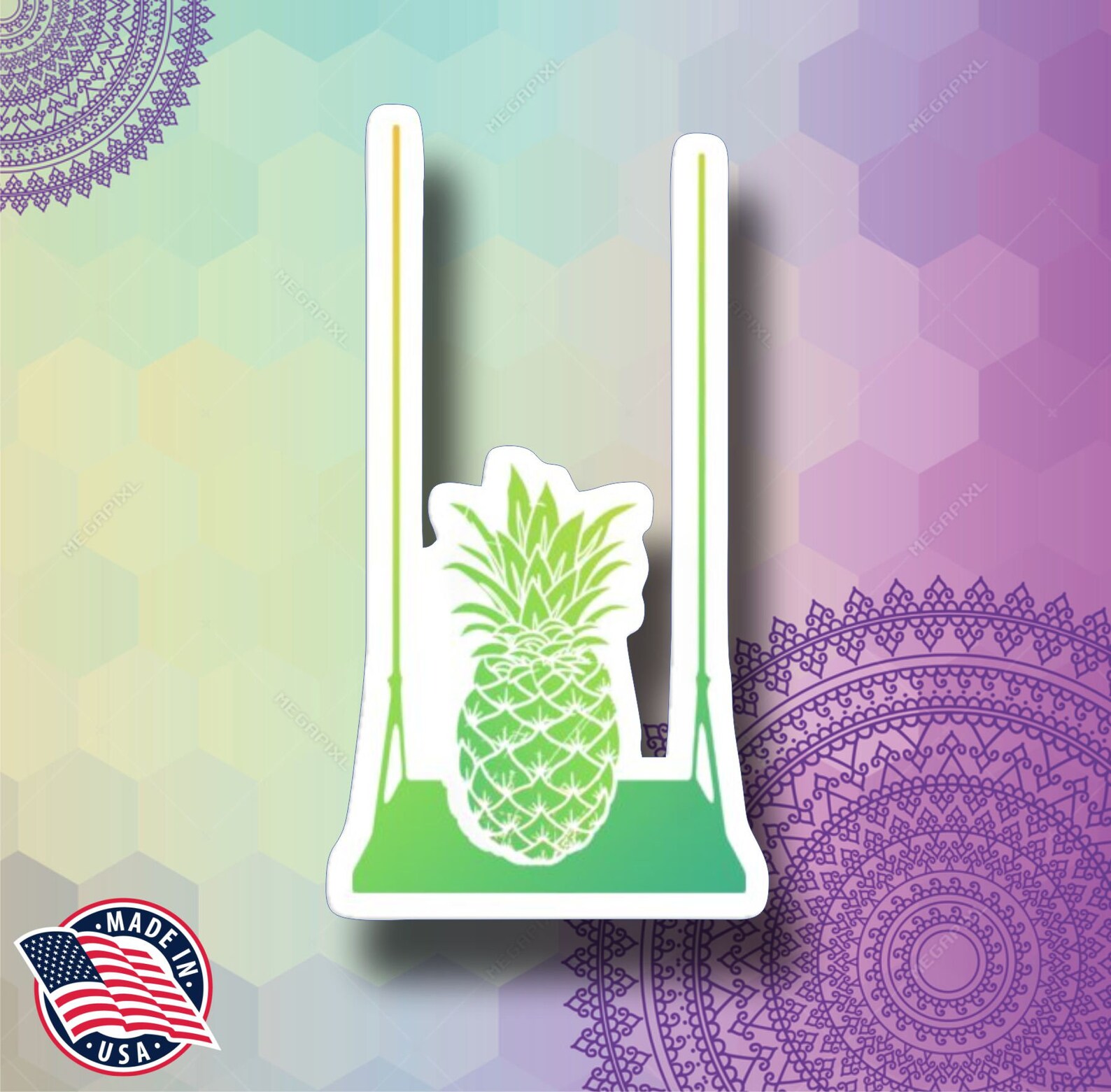 Pineapple Swing Swingers sticker Etsy