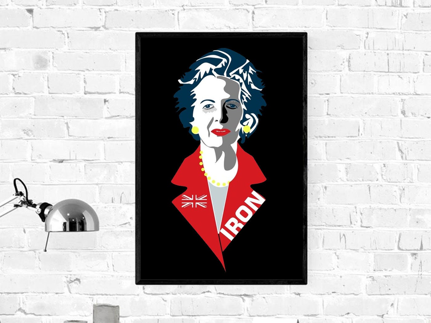 Margaret Thatcher Art Poster No Frame | Etsy