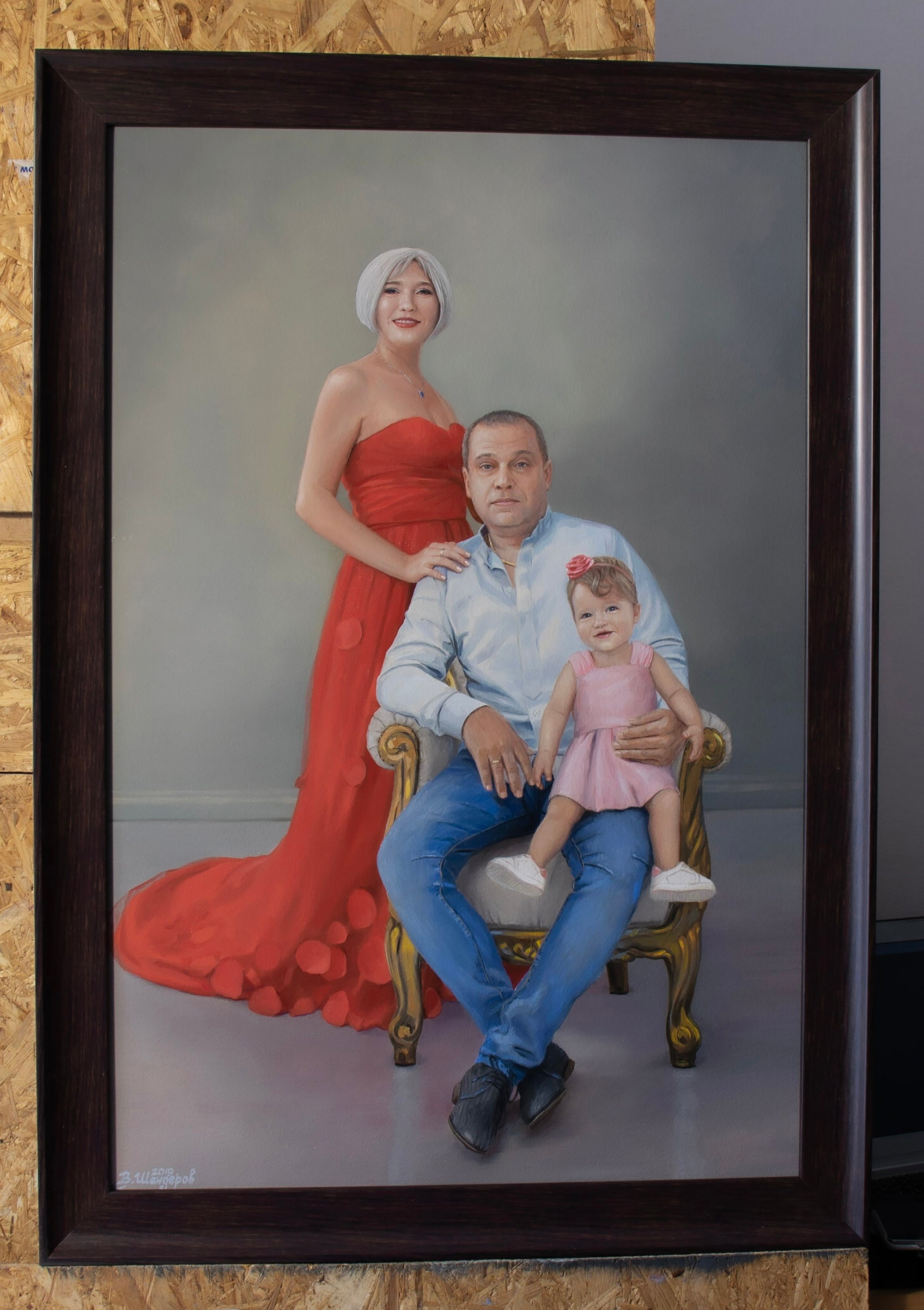 Custom Family Portrait Oil Painting Commission Oil Painting Etsy UK