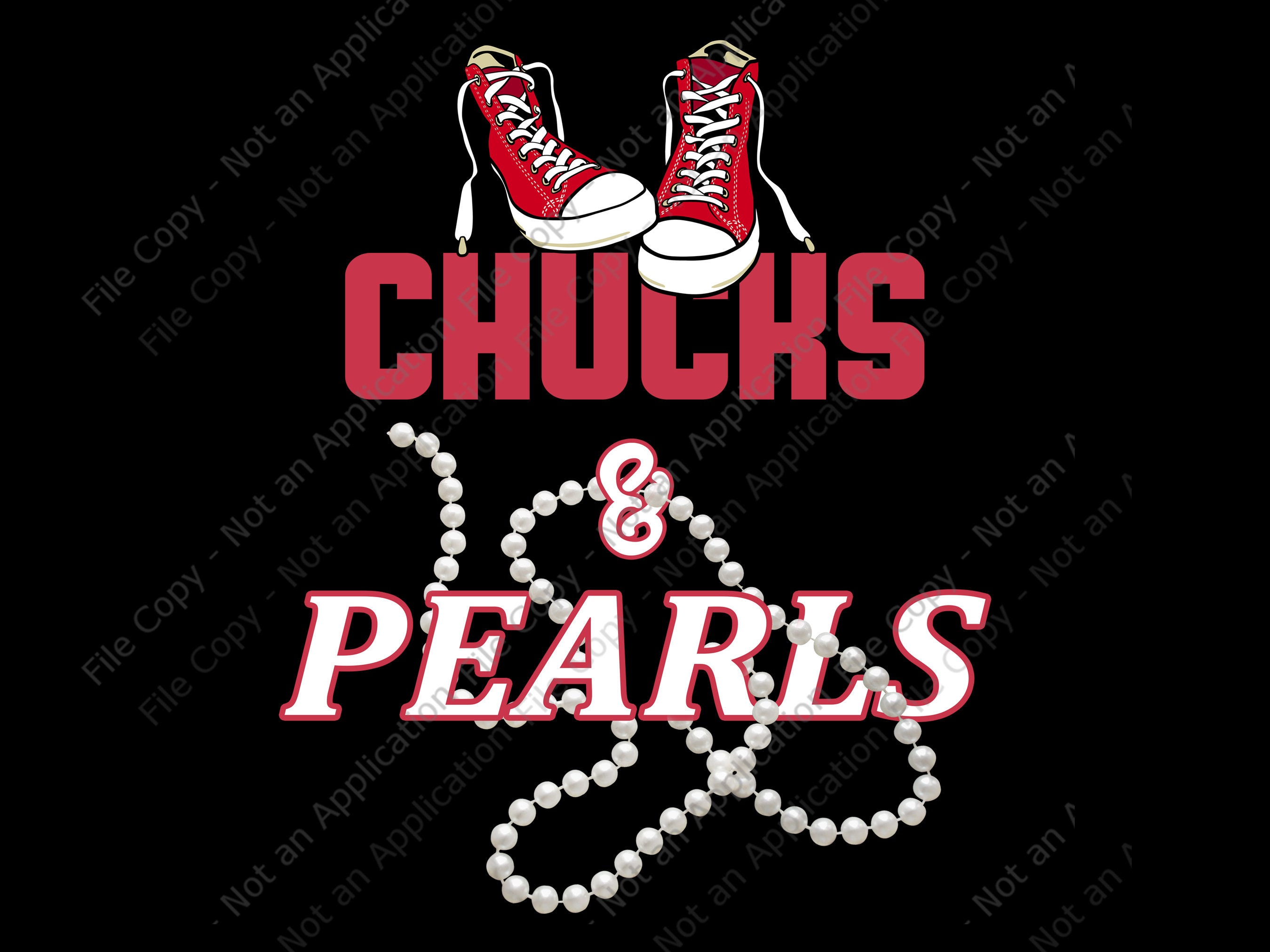 Chucks And Pearls PNG Digital Download Chucks And Pearls Etsy