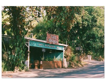Café Milagro, Quepos | 35mm Film Photography Print, Costa Rica Jungle Wall Art