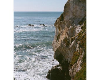 Avila Beach Coastal Trail Print | SLO Ocean Cliffs Photography (35mm Film)