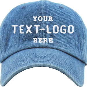 Custom Hats Design Your Own Baseball Cap, Customized Hat for Men Women, Quality Custom Dad Hat, Customized Cap for Men Women, Adjustable Cap